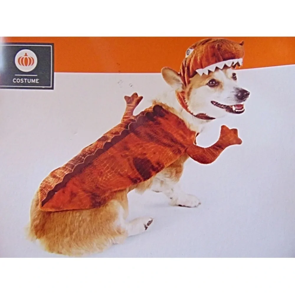 T Rex Dinosaur Cat Dog Pet Halloween Costume Small